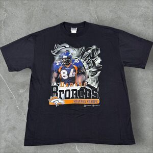 Vintage Denver Broncos NFL Shannon Sharpe Football Shirt 1999 Team Apparel - XL